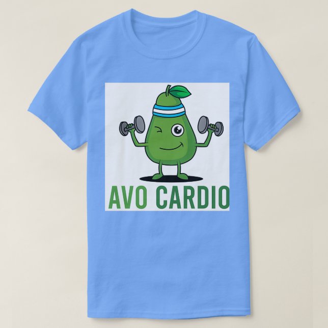Camiseta bolsa de aguacate cardio (Diseño del anverso)