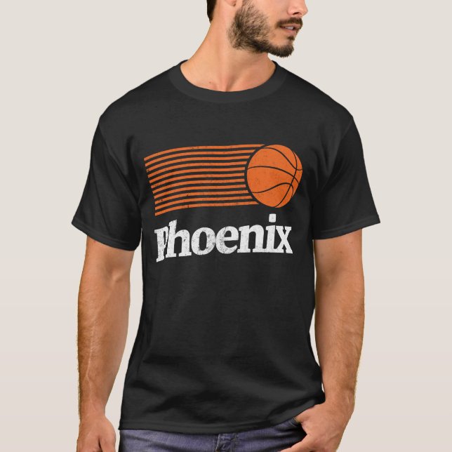 Camiseta Bolsa de Baloncesto Phoenix Retro City Arizona Sta (Anverso)