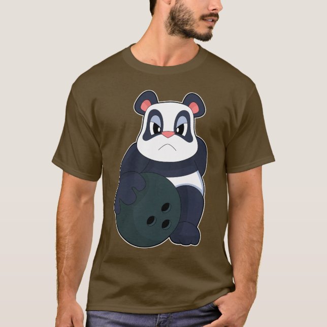 Camiseta Bolsa de boliche Panda Bowling (Anverso)