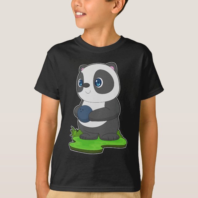Camiseta Bolsa de boliche Panda Bowling (Anverso)