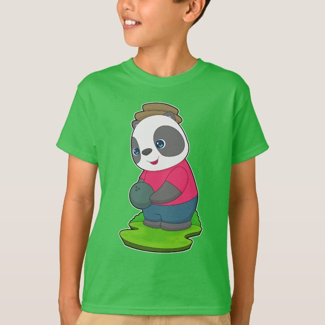 Camiseta Bolsa de boliche Panda Bowling (Anverso)