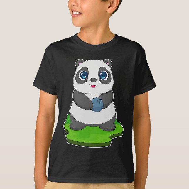 Camiseta Bolsa de boliche Panda Bowling (Anverso)