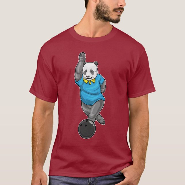 Camiseta Bolsa de boliche Panda Bowling (Anverso)