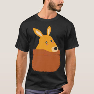 Camiseta Bolsa de canguro de canguro de Kangaroos