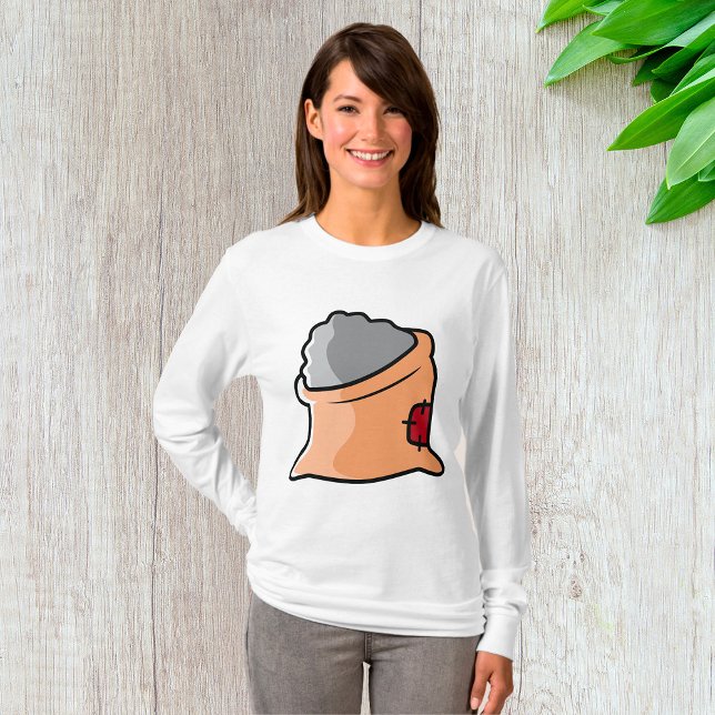 Camiseta Bolsa de Cemento Material de Construcción (Subido por el creador)