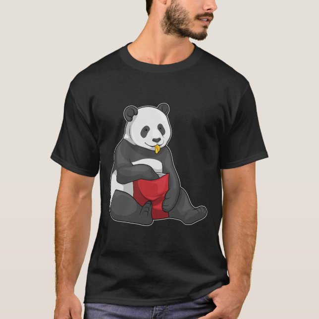 Camiseta Bolsa de Chips de Panda (Anverso)
