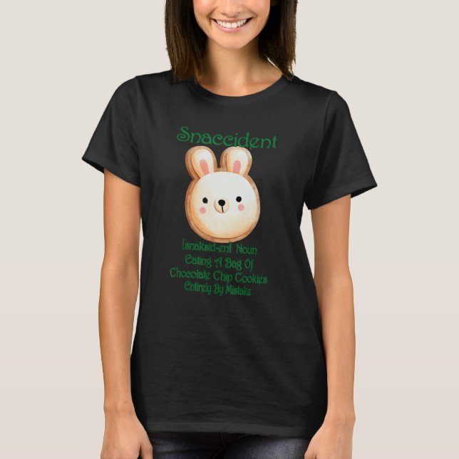 Camiseta Bolsa de chocolate cocina Chiste sarcástico (Anverso)