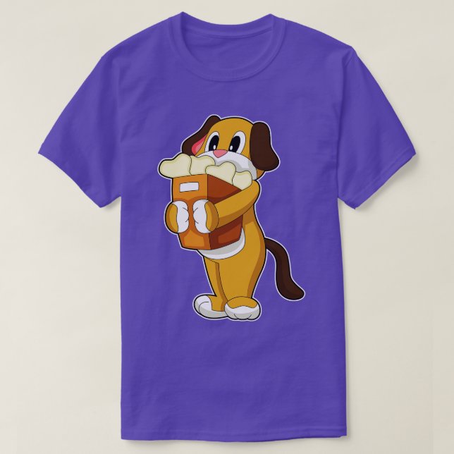 Camiseta Bolsa de compras de huesos de perro (Diseño del anverso)
