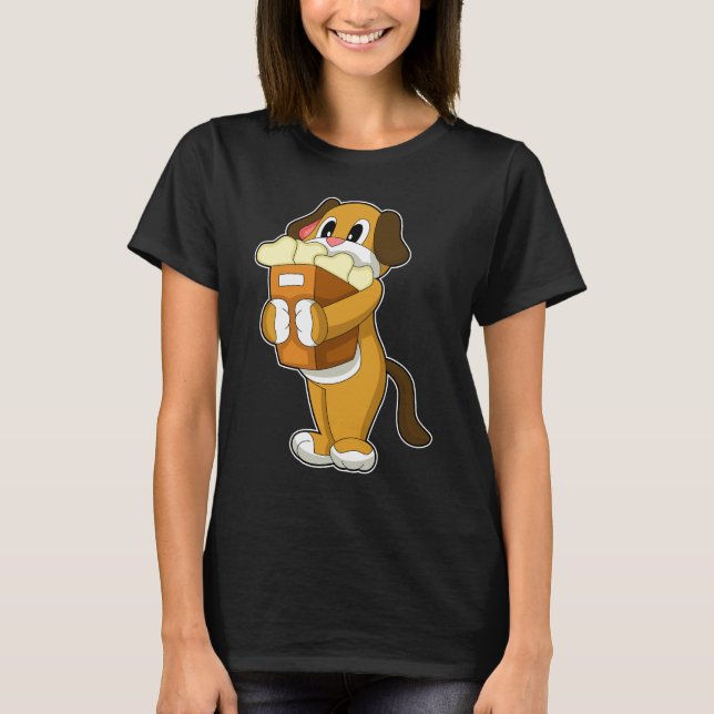 Camiseta Bolsa de compras de huesos de perro (Anverso)