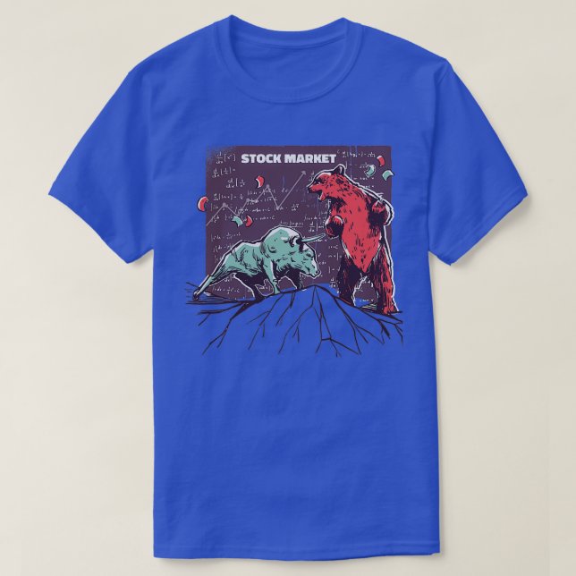 Camiseta Bolsa de compraventa en el mercado de BULLISH y BE (Diseño del anverso)