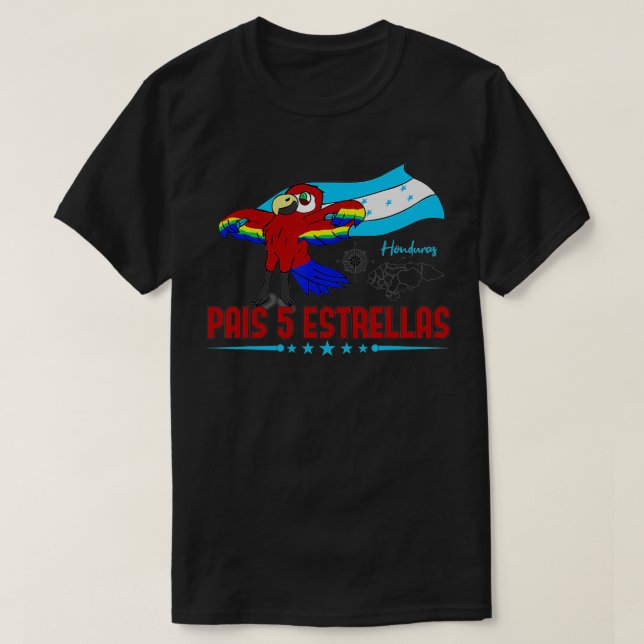 Camiseta Bolsa De Empleos Honduras  (Diseño del anverso)