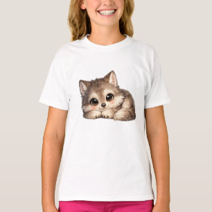 Camiseta Bolsa de Estadio Transparente con Cachorro de Lobo