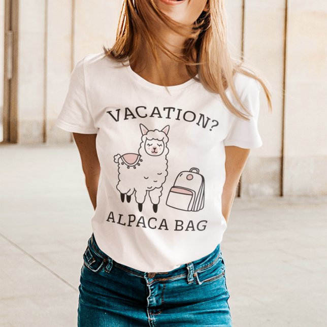 Camiseta Bolsa de los Alpes (vacation? alpaca bag t-shirt)