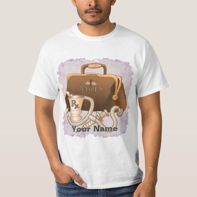 Camiseta bolsa de médica (Anverso)