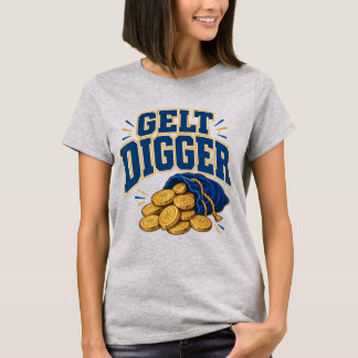 Camiseta Bolsa de monedas de chocolate divertida de Hanukka