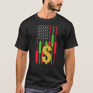 Camiseta Bolsa de negociación Bolsa Bandera del inversor 2