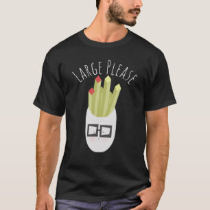 Camiseta Bolsa de patatas fritas Dibujo animado lindo
