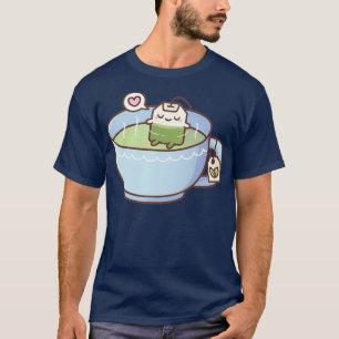 Camiseta Bolsa De Té Cuta En El Té Relajante De Tacup