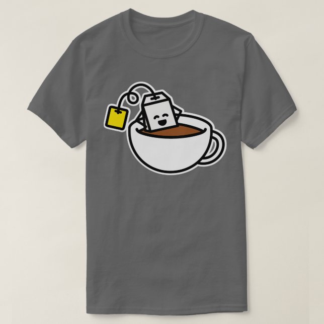 Camiseta Bolsa de té divertida en el spa de té relajante ta (Diseño del anverso)