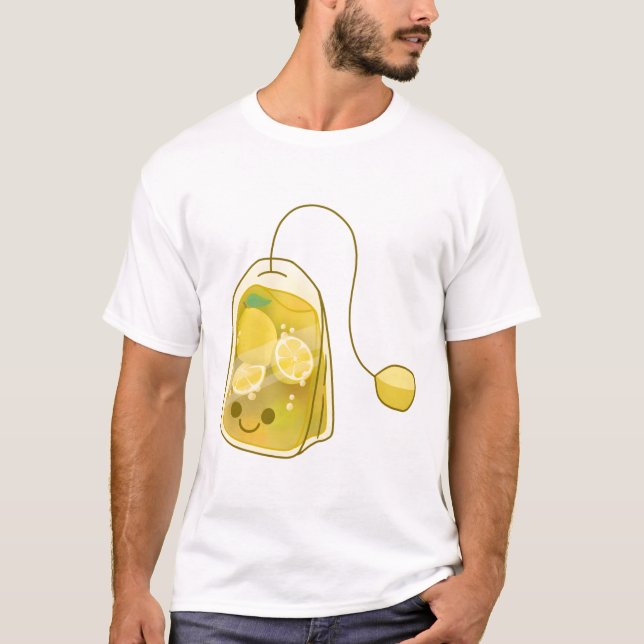 Camiseta Bolsa de té limón (Anverso)