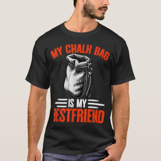 Camiseta Bolsa de tiza para escalador Escalador en roca Bol