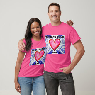 Camiseta Bolsa de tocador con luz del corazón