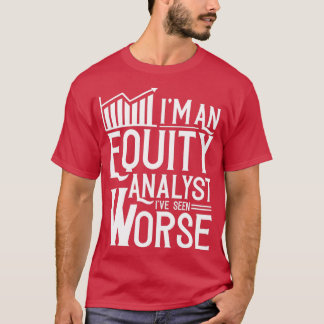 Camiseta Bolsa de Valores de Analista de Acciones de Operac
