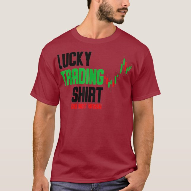 Camiseta Bolsa de Valores de Camisas Comerciales Lucky (Anverso)