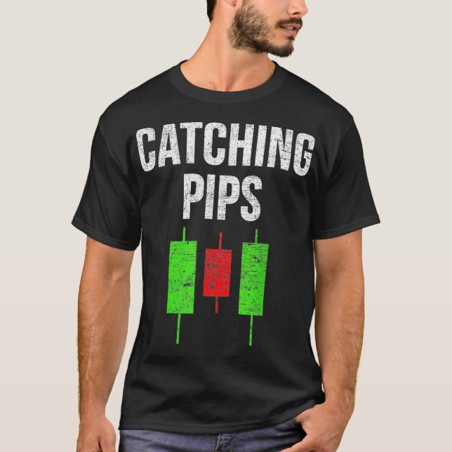 Camiseta Bolsa de Valores de Pips de Captura de Divisas (Anverso)