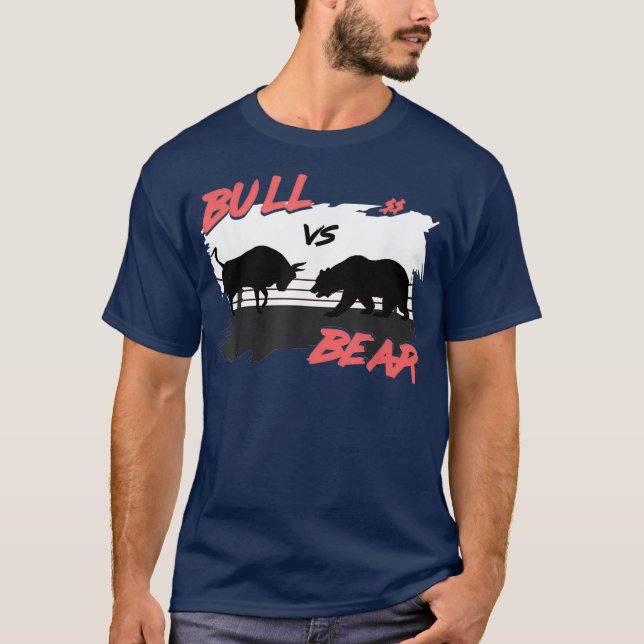 Camiseta Bolsa de Valores de Toro vs. Bear - Inversor (Anverso)