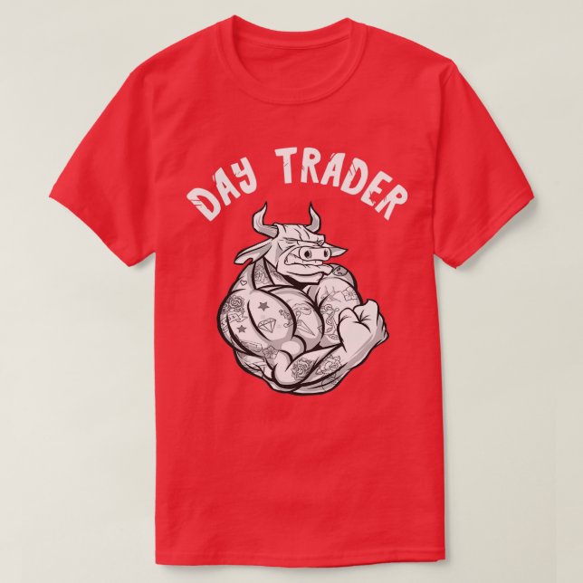 Camiseta Bolsa de Valores Inversores Día Comercial Bull Bro (Diseño del anverso)