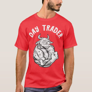 Camiseta Bolsa de Valores Inversores Día Comercial Bull Bro