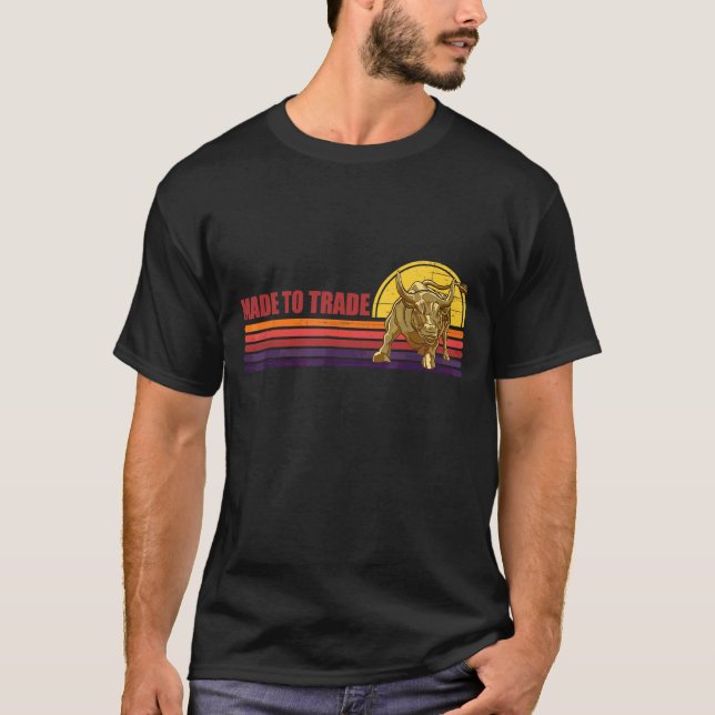 Camiseta Bolsa De Valores Para El Comerciante Feelin Bullis (Anverso)