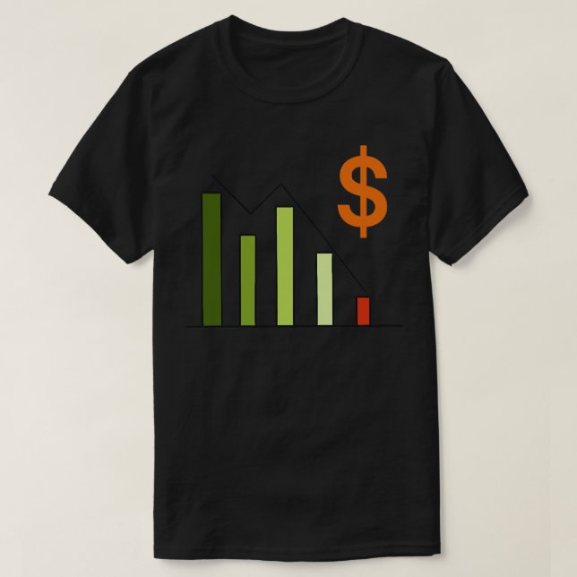 Camiseta Bolsa de Valores que invierte en el mercado de val (Diseño del anverso)