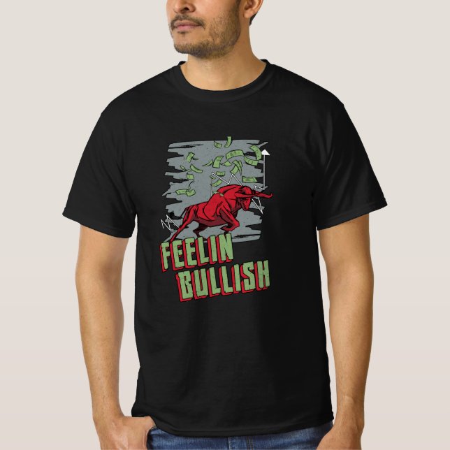 Camiseta Bolsa de Valores Sensación Bullish Trading Bull Tr (Anverso)