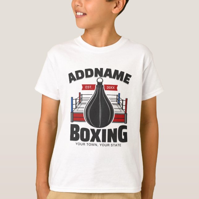 Camiseta Bolsa de velocidad del gimnasio Boxer Ring ADD NAM (Anverso)