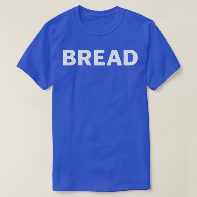Camiseta Bolsa divertida de pan 708 (Diseño del anverso)