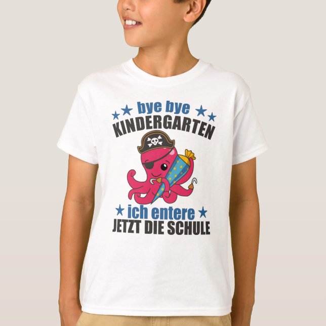 Camiseta Bolsa escolar para niños de escuela de inscripcion (Anverso)