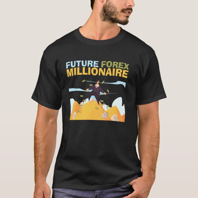 Camiseta Bolsa Futura Forex Millionaire (Anverso)