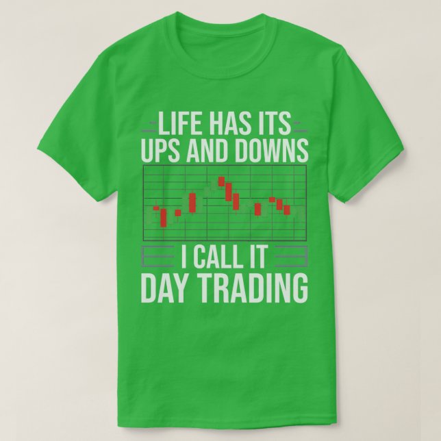 Camiseta Bolsa para principiante de comerciante de día (Diseño del anverso)