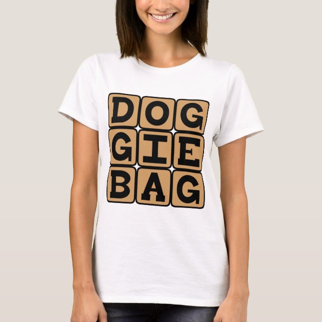 Camiseta Bolsa para sobras, Sobras de restaurante (Anverso)