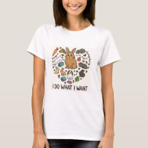 Bolsa Tote "Hago lo que Quiero" de Bunny –Conejo D
