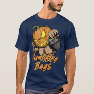 Camiseta Bolsas de bombeo Calabaza Halloween Gym Bodybui