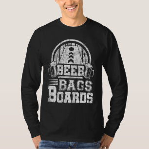 Camiseta Bolsas de Cerveza Carteles de Cornhole con problem
