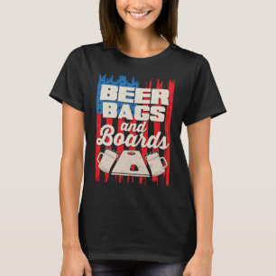 Camiseta Bolsas de cerveza de agujeros de maíz divertidas y
