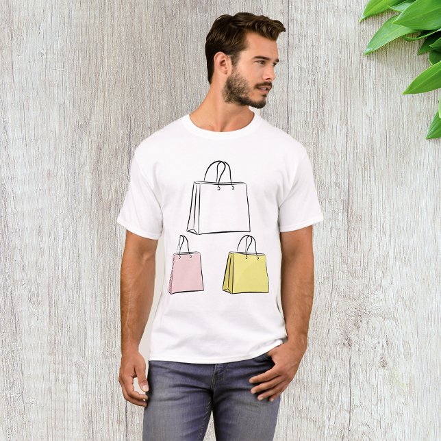 Camiseta Bolsas de compras Mens T-Shirt (Subido por el creador)