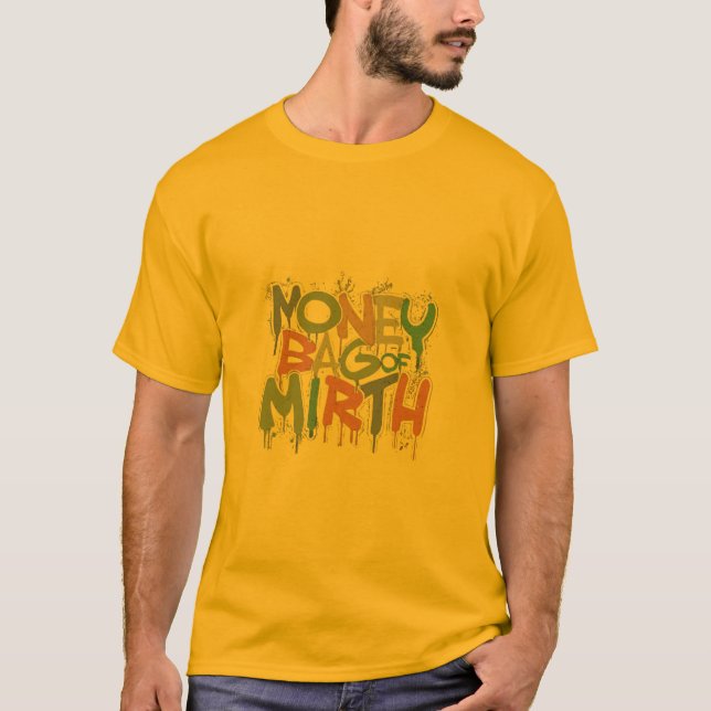 Camiseta Bolsas de espejos de dinero (Anverso)