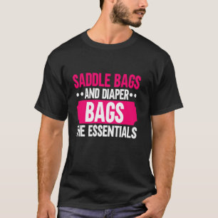 Camiseta Bolsas de montura y bolsas de pañales Lo esencial