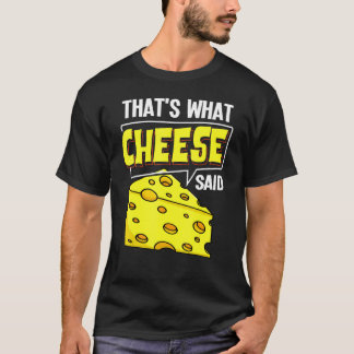 Camiseta Bolsas de queso Vegan Funny Puns