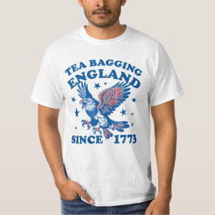 Camiseta Bolsas de Té Inglaterra Desde 1773 Águila Patrióti